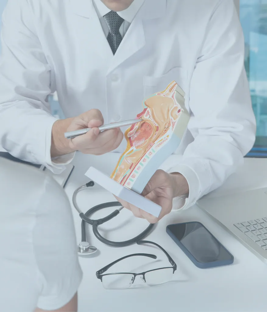 Patient ear examination